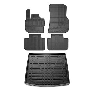 BMW X3 Floor-Trunk Mats - Omac - El-Toro & YPS - Black - '18-'24